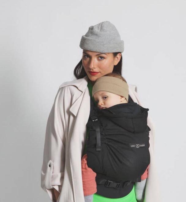 PORTE BEBE HOODIECARRIER 2 BLACK FOREST 0-36M LOVE RADIUS