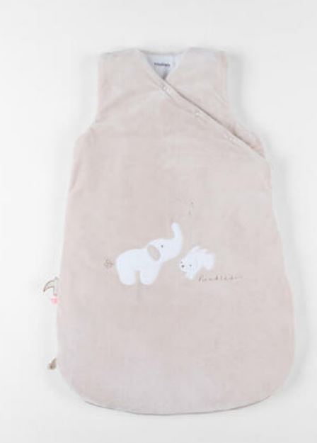 B&M GIGOTEUSE BAG 70CM, VELOUDOUX – BALI & SNOW BEIGE 70 CM B&M NOUKIE&rsquo;S PERMAN