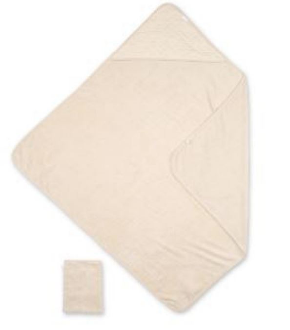 CAPE DE BAIN TERRY QUILT CREAM 90X90CM QUILT BEMINI