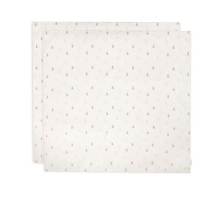 LANGE GAZE DE COTON LARGE X2 NOUGAT MIFFY JOLLEIN