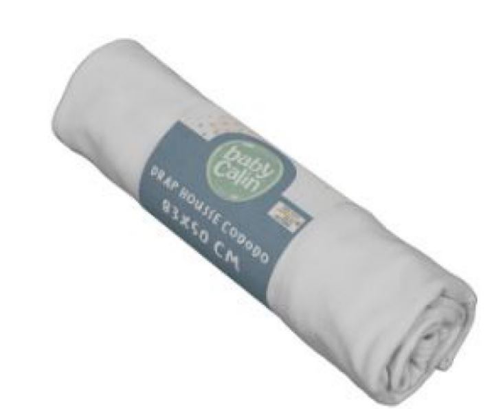 DRAP HOUSSE CODODO GRIS 50X80CM GALATEX