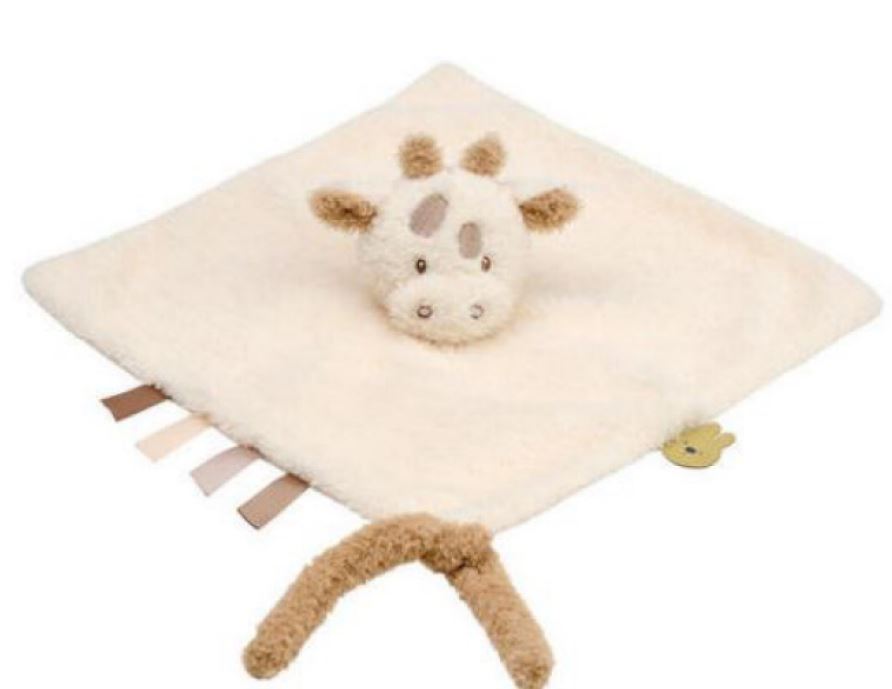 DOUDOU GIRAFE TEDDY BOUCLETTE NATTOU