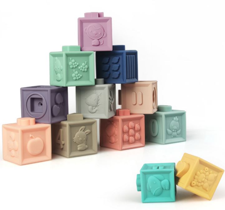 MES PREMIERS CUBES EDUCATIFS MULTICOLORE 6M+ JEUX EDUCATIFS BABYTOLOVE