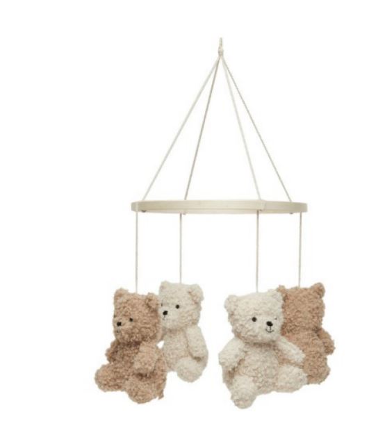 MOBILE BEBE BISCUIT TEDDY BEAR JOLLEIN