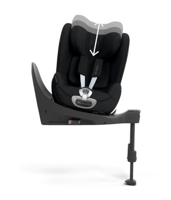 SIEGE-AUTO SIRONA T I-SIZE PLUS SEPIA BLACK 45-105CM PLATINUM CYBEX