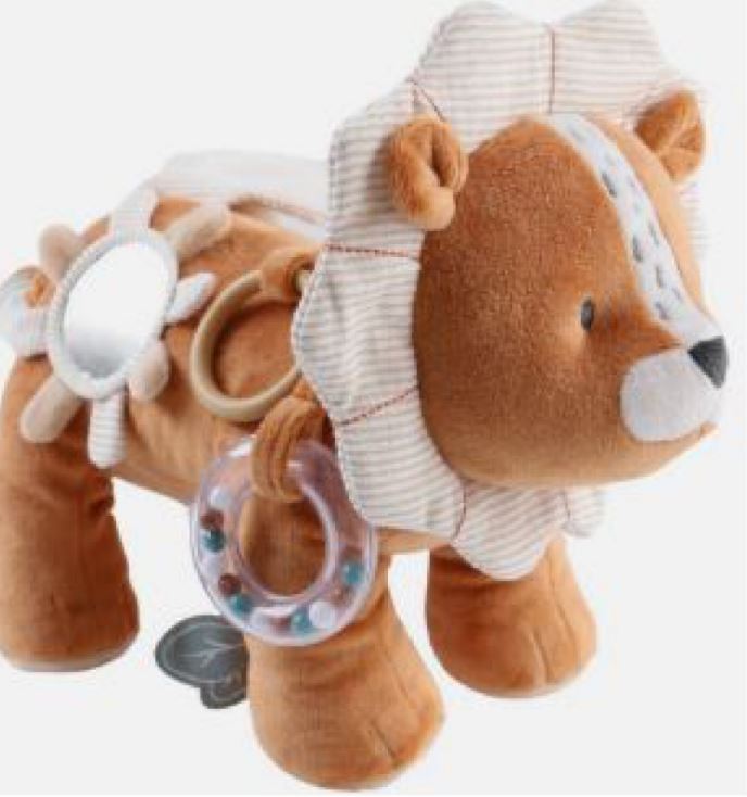 B&K BABOU PELUCHE D&rsquo;ACTIVITE, VELOUDOUX BABOU KENDI NOUKIES ORANGE NOUKIE&rsquo;S