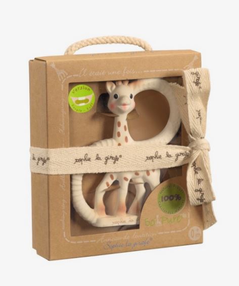 ANNEAU DENTITION SO&rsquo;PURE SOUPLE SOPHIE LA GIRAFE VULLI