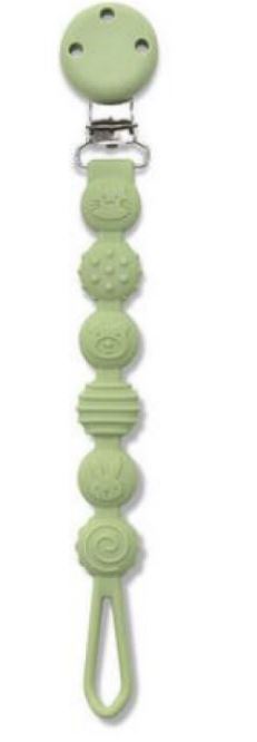 ATTACHE SUCETTE SILICONE VERT LORELLI