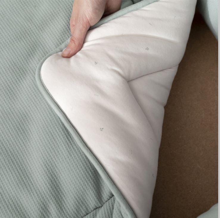 TAPIS DE PARC WAFLE JERSEY WAFLE LUNAR 100X100CM BEMINI