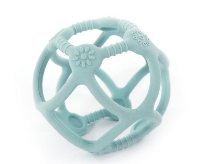 B-BALLE SILICONE BLEU BO JUNGLE BOJUNGLE