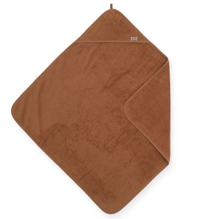 CAPE DE BAIN EPONGE CARAMEL 75X75CM BASICS JOLLEIN NOOS