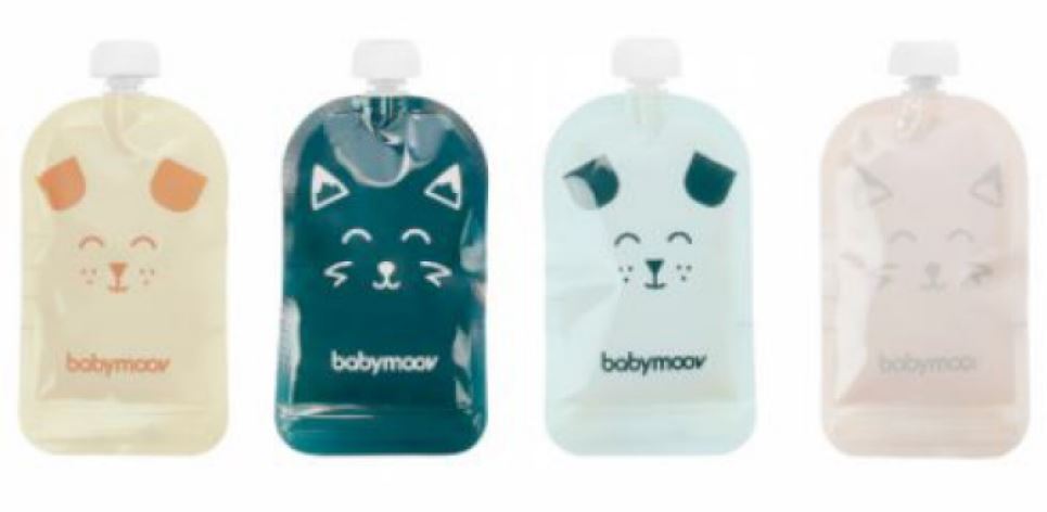 GOURDES REUTILISABLES ISY&rsquo;POUCHES X20 BABYMOOV