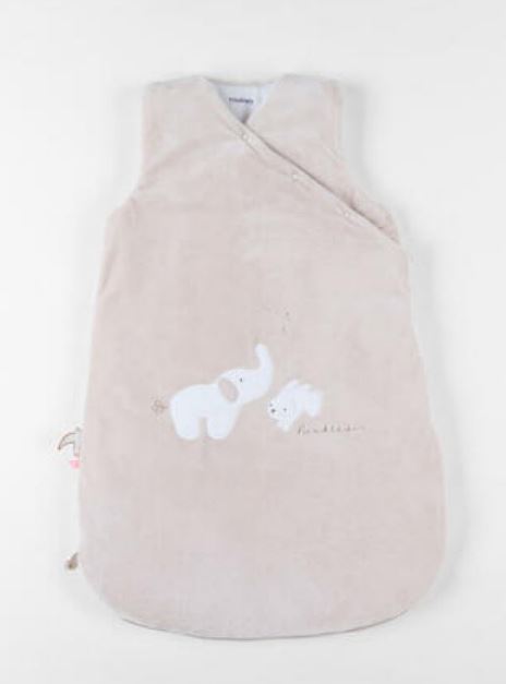 B&M GIGOTEUSE BAG 70CM, VELOUDOUX – BALI & SNOW BEIGE 70 CM B&M NOUKIE&rsquo;S PERMAN