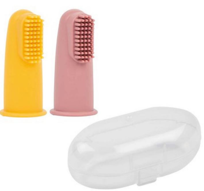 SET DE 2 BROSSE A DENTS ROSE NATTOU