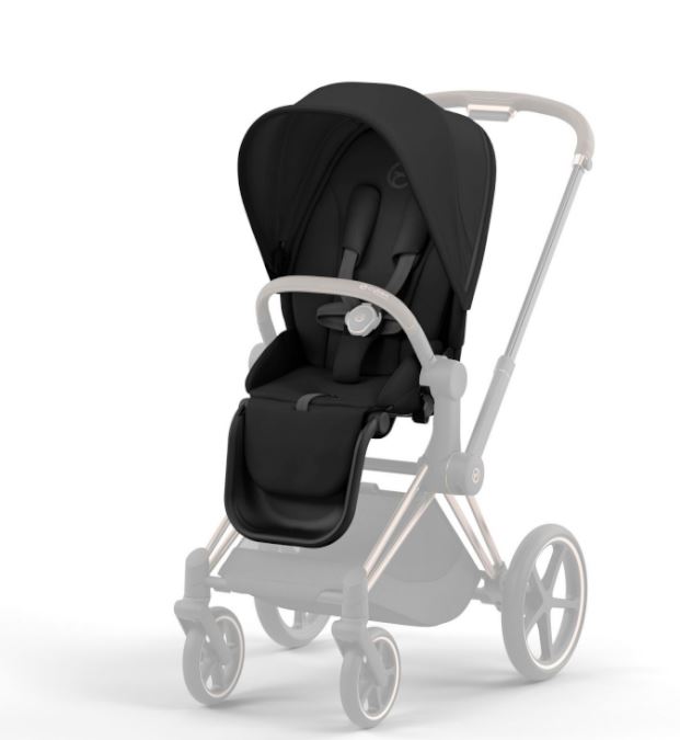 HABILLAGE DE SIEGE PRIAM 4 / E-PRIAM 2 SEPIA BLACK PLATINUM CYBEX