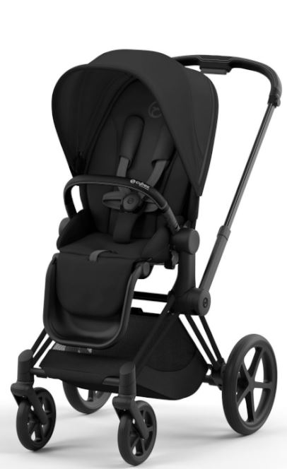 CHASSIS POUSSETTE PRIAM 4 MATT BLACK PLATINUM CYBEX 07-24