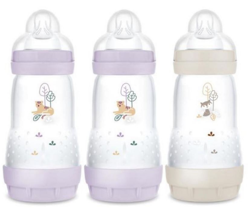 BIBERON EASY START / ANTI-COLIQUE TETINE DEBIT 2 – X3 LILAS 260ML MAM