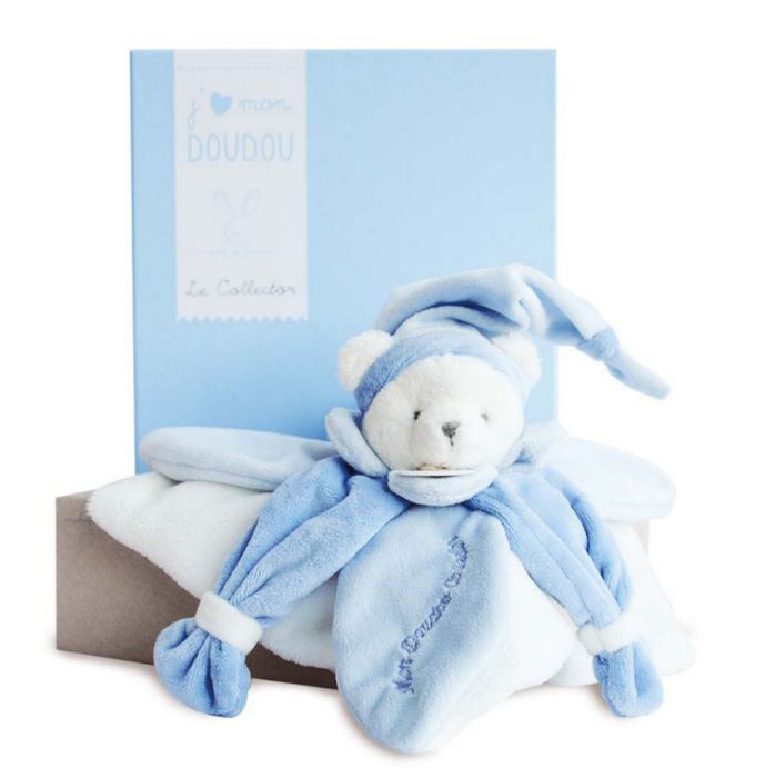 COLLECTOR OURS BLEU 24CM DOUDOU ICONIQUE DOUDOU ET COMPAGNIE