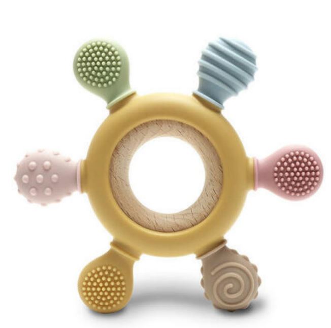 ANNEAU DE DENTITION GOUVERNAIL + HETRE JAUNE LORELLI