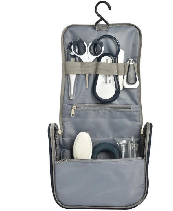 TROUSSE TOILETTE NOMADE 9 ACCESSOIRES NIGHT BLUE BEABA