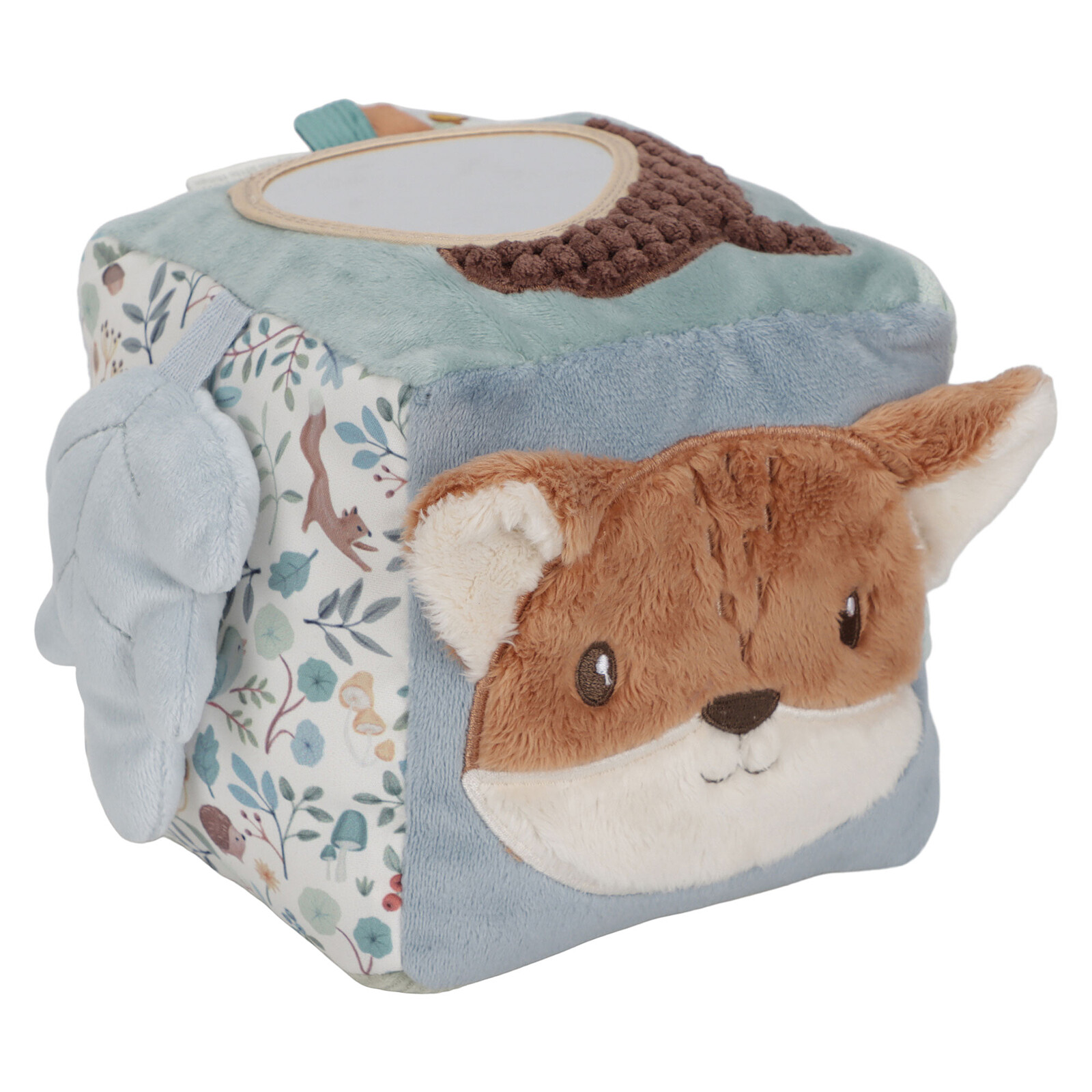 CUBE ACTIVITES SOFT BLEU MARRON BEIGE MULTICOLORE FOREST FRIENDS LITTLE DUTCH