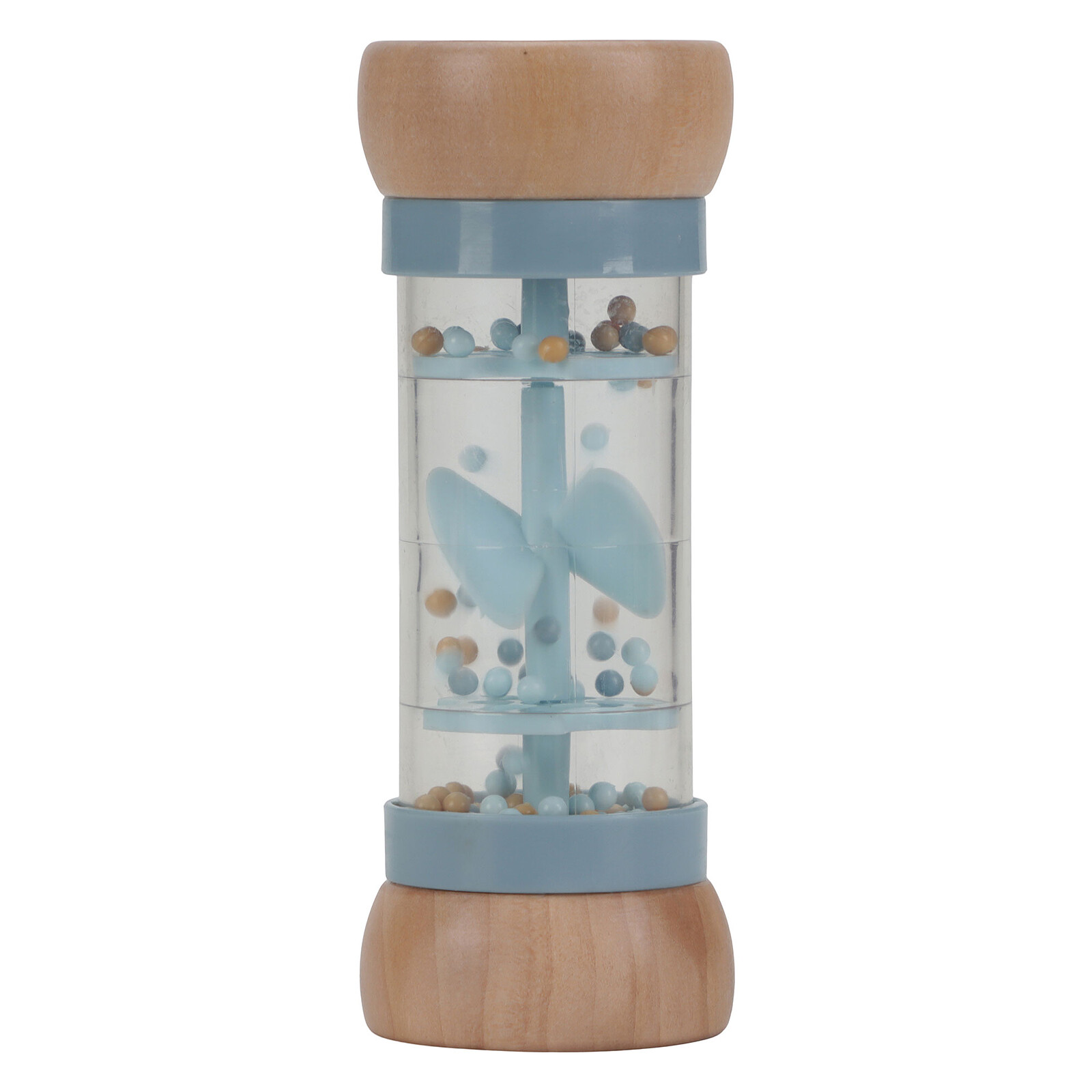 HOCHET DE PLUIE BOIS FSC BLEU BOIS BEIGE FOREST FRIENDS LITTLE DUTCH