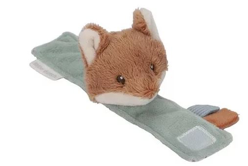 HOCHET DE POIGNET RENARD VERT MARRON FOREST FRIENDS LITTLE DUTCH