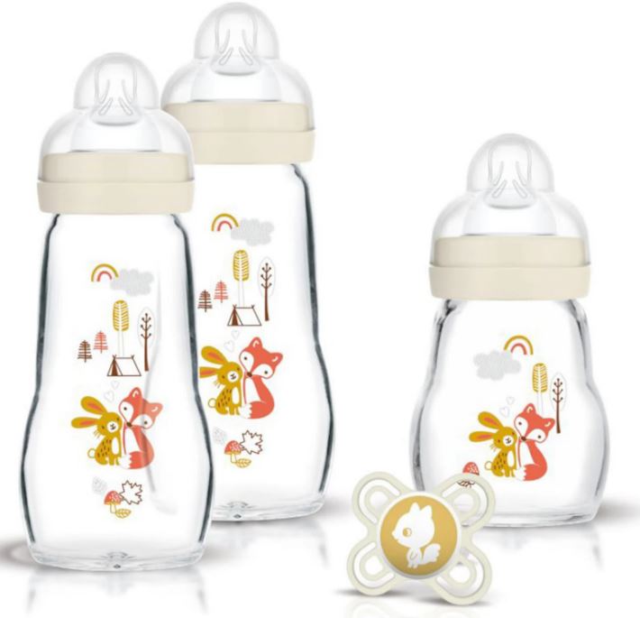 COFFRET NAISSANCE LIN VERRE MAM