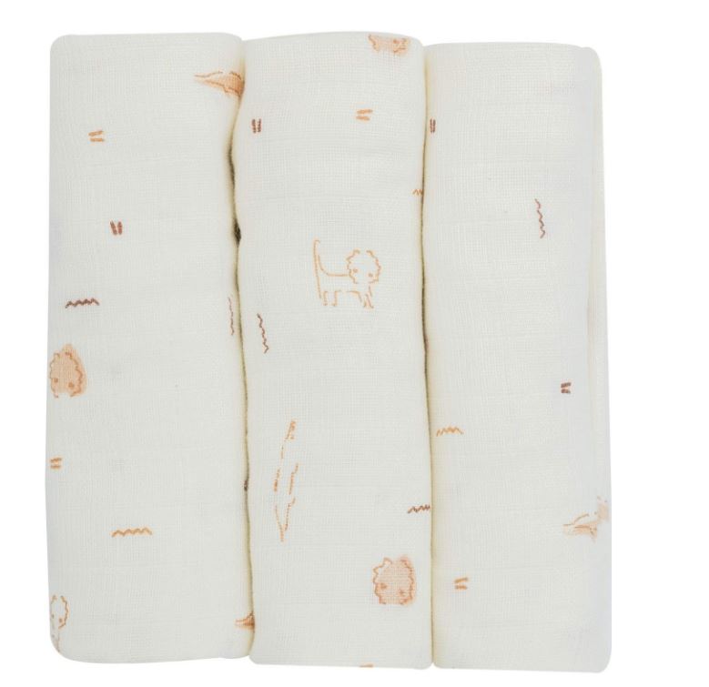 LANGES X3 SABLE 70X70CM TAM TAM TROIS KILOS SEPT