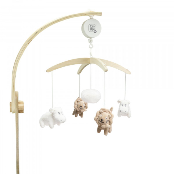 MOBILE MUSICAL BOIS SABLE TAM TAM TROIS KILOS SEPT