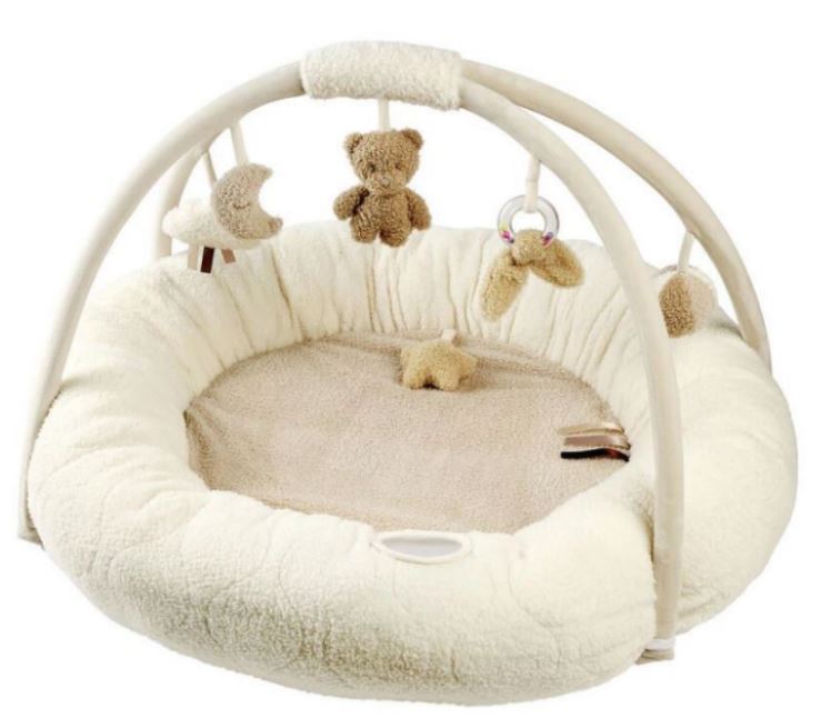 TAPIS POUF AVEC ARCHES TEDDY BOUCLETTE NATTOU