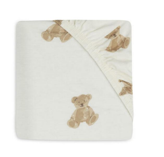 DRAP-HOUSSE JERSEY MULTICOLOR 70X140CM TEDDY BEAR