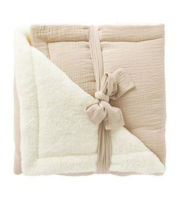 COUVERTURE PELUCHE BISCUIT MIX&MATCH BB&CO