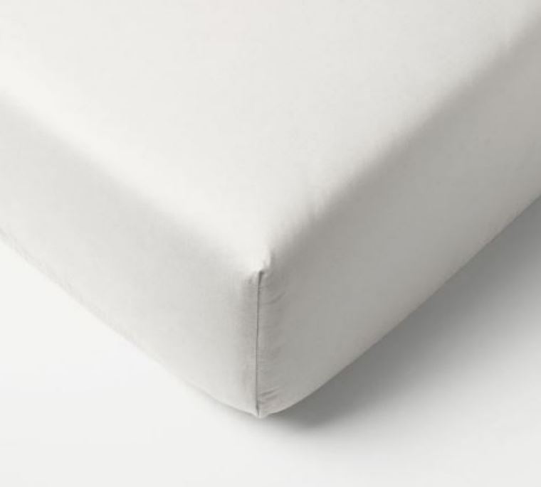 DRAP HOUSSE BLANC 70 X 140 CM   LIT ENFANT BLANC