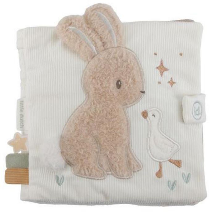 LIVRE D&rsquo;ACTIVITES TISSU NEWBORN NATURAL LITTLE DUTCH